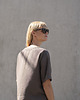 t-shirt damskie Wiskozowy t-shirt oversize - kakao 6