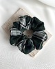 gumki do włosów Scrunchie Green Check 1