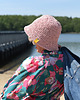 kapelusze damskie HOLIDAYS kapelusz bucket hat w kolorze kwiatów oleandru 3