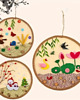 kartki scrapbooking KÓŁKO z Dziurką 1SZT 5cm 3mm Brelok Drewniana Zawieszka Medale dla Dzieci 2