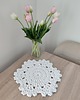 podkładki do kuchni Podkładka szydełkowa ze sznurka bawełnianego 32cm 1