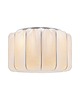 plafony Lampa sufitowa Iris z białym, bawełnianym kloszem 30 cm 2