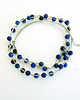 kolie Naszyjnik bez metalu Lapis lazuli 6 mm 1