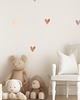 naklejki ścienne do pokoju dziecka Naklejki samoprzylepne  Akwarelowe Serca na ścianę A64 1