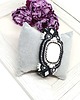 bransoletki soutache Czarno-biała bransoletka sutasz ze skolecytem 3