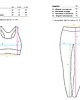 legginsy LEGGINSY sportowe ACTIVE BLUE wysoki stan kieszonka 5