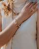 bransoletki wire wrapping Bursztynowa bransoletka ze srebrnego łańcuszka 2