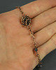 bransoletki wire wrapping Miedziana bransoletka z szafirami 4
