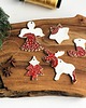 ozdoby choinkowe Zawieszki choinkowe ceramiczne ozdoby świąteczne 4