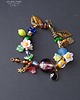 bransoletki ze szkła Lato tuż tuż. Urocza bransoletka kwiatowa w stylu boho handmade 7