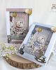 kartki scrapbooking Kartka na roczek "BabyGirl Miś Vintage"GOTOWA 3