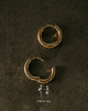 kolczyki pozłacane Kolczyki pozłacane kółeczka średnie 1
