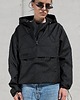 kurtki damskie Kurtka wiatrówka typu anorak czarna 3
