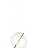 lampy wiszące Lampa Wisząca Sante Złota LED 38 cm 3
