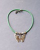 naszyjniki - inne Motyl uosobienie beztroski radości przemian w uroczym naszyjniku handmade GIFT 2