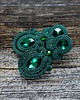 kolczyki soutache Szmaragdowe - kolczyki sutasz 2