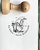 stemple STATEK  KSIĄŻKA -  personalizowany stempel Ex Libris 2