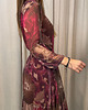 sukienki maxi damskie Sukienka z halką Marrone Fucsia 3