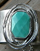 bransoletki wire wrapping Fasetowany chryzopraz    - BRANSOLETA MANKIET - CUFF 3