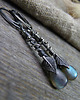 kolczyki wire wrapping Simple & Labradorite 1