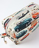 torby i nerki męskie Męska kosmetyczka wodoodporna w retro auta z odpinaną zawieszką 7