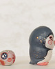 figurki i rzeźby Miniaturowa Figurka - Pingwin i Rybka 3