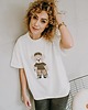 t-shirt damskie T-shirt oversize Tony Teddy dla mamy cream 1