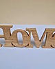 napisy dekoracyjne i tabliczki Napis Home, z drewna, dębowy 8