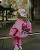 bluzy dla dziewczynki Bluza oversize Teddyland różowa 6