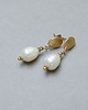 kolczyki pozłacane Kolczyki pozłacane Pearls [white] perły vol. 27  1