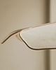 lampy wiszące Lampa sufitowa kremowo-beżowa Benavid Ø75 cm 1