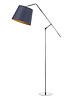 lampy podłogowe Funkcjonalna lampa podłogowa do czytania w salonie FOYA GOLD 6