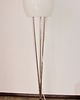 lampy podłogowe Lampa podłogowa A. Gałęcki, Polska, lata 70., metal i szkło, vintage 4