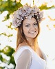 opaski do włosów Opaska z kwiatów sztucznych MAYA 2