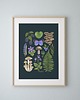 plakaty Plakat "Runo Leśne" granatowe tło 30x40cm 2