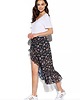 spódnice maxi Długa spódnica z jedwabiem LG542 - druk 15 2