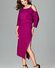 sukienki midi damskie Sukienka K479 fuksja 1