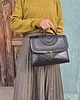 torby na ramię Kuferek torebka Linda czarny skórzana wzory góralska skóra 3