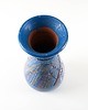 wazony Wazon ceramiczny niebieski, duński design, lata 70, produkcja: Dania 8