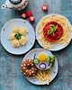 zabawki - inne Szydełkowe raviolli z pomidorkami i listkami botwinki 5
