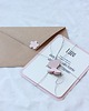 kartki scrapbooking Różowe motyle. Zaproszenia urodzinowe z motylem 2