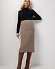 spódnice midi Dzianinowa spódnica ołówkowa z kaszmirem 1