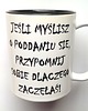 kubki Kubek MOTYWACJA z CZARNYM WNĘTRZEM 1