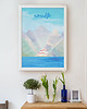 plakaty Amalfi - włoskie wybrzeże - plakat fine art 1
