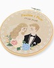 Ślub - inne Personalizowana pamiątka ślubna, haft w tamborku 2