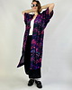 sukienki midi damskie KIMONO róż/ szlafrok / kopertowa sukienka, autorski wzór rybki 100% wiskoza 8
