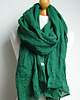 szale damskie Szalik lniany damski, lniany szal na jesień, ZIELONY 1