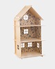 zabawki - inne Drewniany domek dla lalek- Vintage Flower 1