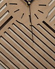 zegary ZEGAR GEOMETRYCZNY, LAMELE, NOWOCZESNA DEKORACJA ,WIĄZ L ( 60 x 60 cm ) 2