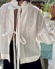 bluzki - inne Bluzka lniana open back 2